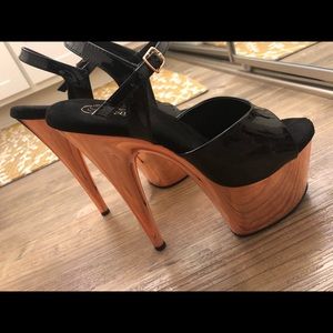 Roségold Super High Party Heels